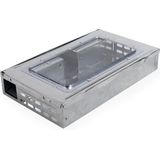 Muizenval voor levend vangen gegalvaniseerd met raam 26 x 15 x 4cm