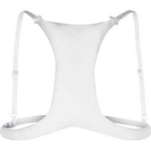 La Decollette - Luxe Anti-Rimpel Nachtbeha - Wit - 100% Lycra® - Huidvriendelijk