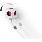 PowerCube - Extended USB - Grijs - 1.5mm2 Kabel