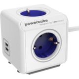 PowerCube |Extended USB|: Dual-USB-A Charging Cube with Space Saving Design and Childproof Sockets 1