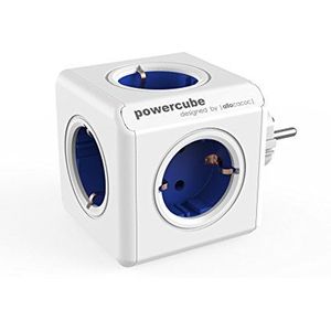 Allocacoc PowerCube® |Original| Type F (Netherlands/Germany) / Blue