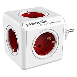 Allocacoc - PowerCube Original - 5er Steckdosenleiste, Rot