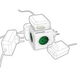 PowerCube - Original FR - Stekkerdoos - Rood - 4 Stopcontacten