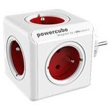 PowerCube - Original FR - Stekkerdoos - Rood - 4 Stopcontacten