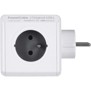 Allocacoc PowerCube Original Type E power uitbreiding 5 AC-uitgang(en) Binnen Grijs