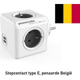 Allocacoc - PowerCube Origineel Duo - Stekkerdoos - Zwart - 4x CEE 7/5