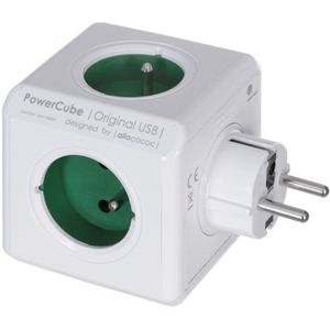 Allocacoc PowerCube Original USB 2202 groen