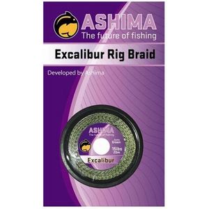 Ashima Excalibur Rig Braid 20m/ 25lbs Kleur : Camo Green