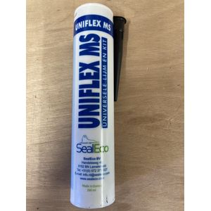 Uniflex Ms Epdm Lijmkit Koker 290Ml Zw