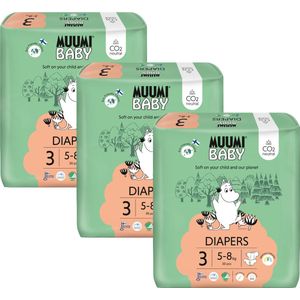 Muumi Baby luiers maat 3 - 5-8 kg - 150 stuks
