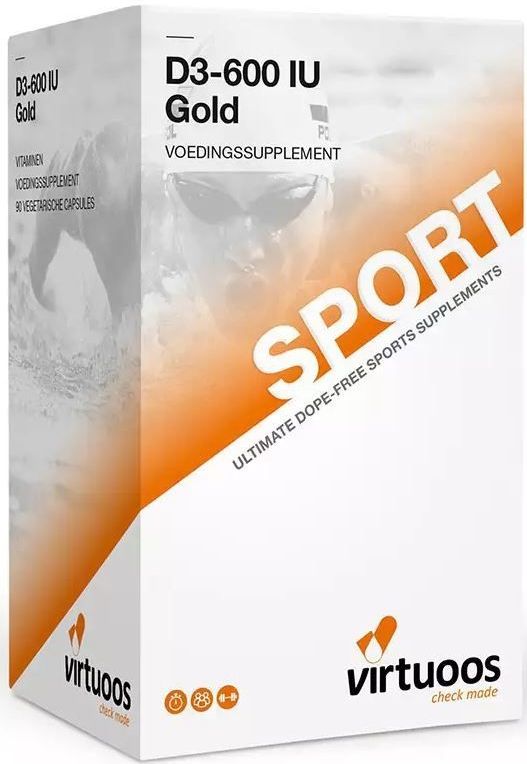 Virtuoos d3-600 iu gold capsules  90CP |