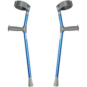 Elleboogkrukken - Blauw - Kind - Verstelbaar