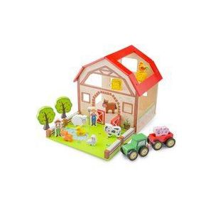 New Classic Toys Houten Speelgoed Boerderij Set met 20 speelfiguren