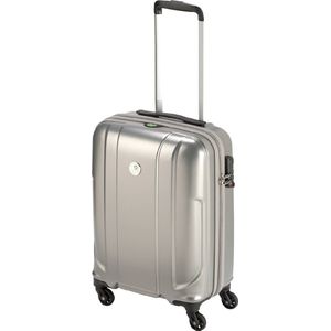 Duurzamere koffer - Princess Traveller Sumatra - rPET - Handbagagekoffer - Zilver - TSA slot - 55cm (S)