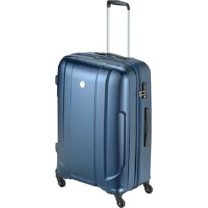 Duurzamere koffer - Princess Traveller Sumatra - rPET - Reiskoffer - Donkerblauw - TSA - 63cm (M)