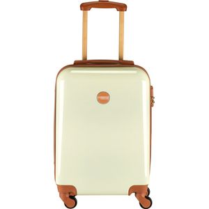 Princess Traveller Trendy Dots - Handbagage Koffer - Crème - S - 55cm