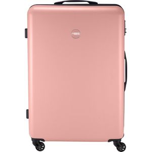 Princess Traveller PT01 - Reiskoffer - Peony Pink - L - 77cm - Trolley met 98 liter inhoud en gewicht van 4kg - Telescopische handgreep - Geïntegreerd combinatieslot - 4 zwenkwielen