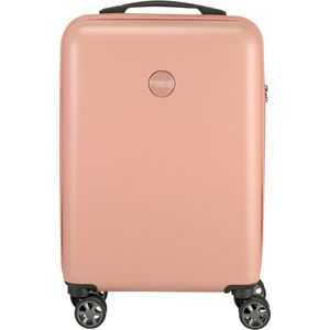 Duurzamere koffer - Princess Traveller PT01 Deluxe - Handbagagekoffer - Peony Pink - S - 55cm