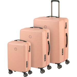 Princess Traveller PT01 Deluxe - Kofferset - Peony Pink - SML