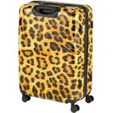 Princess Traveller Animal Print - Reiskoffer – Leopard - Large - 76 cm - Dubbele wielen