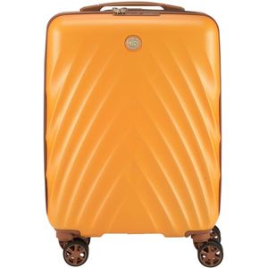 Le Sudcase Model One Cabin Trolley S poppy orange Harde Koffer