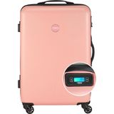 Princess Traveller PT-01 with Scale Medium Trolley peony pink Harde Koffer