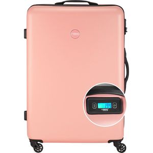 Princess Traveller PT-01 with Scale Large Trolley peony pink Harde Koffer