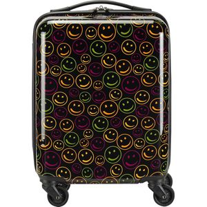 Princess Traveller Kids Collection - XS handbagagekoffer - Smiley opdruk