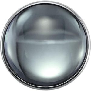 Quiges - Drukknoop Mini 12mm Glas Grijs - EBCMK072