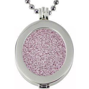 Quiges - Munthouder Ovaal met Ketting en Munt Set - EPMS292