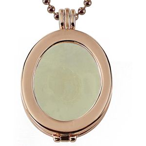Quiges - Munthouder Ovaal met Ketting en Munt Set - EPMS341