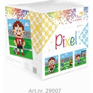 Pixelhobby Pixel Create it yourself kubus setje voetbal