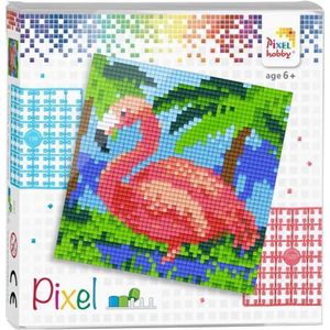 Pixelhobby Complete Pixel Set Flamingo 12 x 12 cm