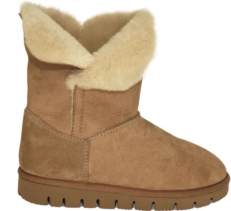 Texelana laars schapenvacht Premium boot Fold Tabaco - Bruin