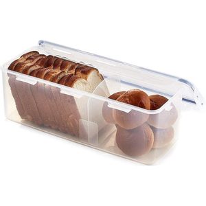 Lock&Lock Brood Bewaardoos - Vershouddoos voor Brood - Brooddoos - Broodtrommel - Brood bewaren - Opbergdoos - Bewaardoos met deksel - Voorraaddoos - 100% luchtdicht - BPA vrij - 5 liter - Transparant