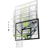 EXIT Galaxy basketbalbord voor muurmontage - groen/zwart
