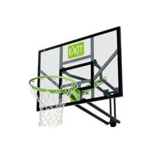 EXIT Galaxy basketbalbord voor muurmontage - groen/zwart