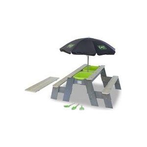 EXIT Aksent - Zand- en Watertafel - Inclusief 2 Bankjes en Parasol