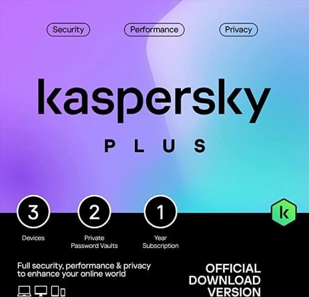 Kaspersky - Plus - Antivirus - 3 Apparaten - 1 Jaar - Windows, Mac & Android