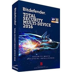 Bitdefender - Total Security - 3 Apparaten - 12 Maanden Abonnement - Windows - Mac - Android - iOS