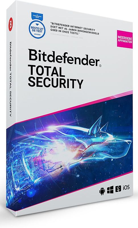 Bitdefender - Total Security - Antivirus - 10 Apparaten - 2 Jaar