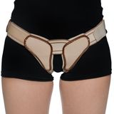 Orliman Dubbelzijdige Liesbreukband - XL - Universeel - Beige