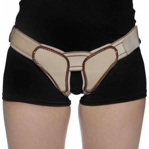 Orliman Dubbelzijdige Liesbreukband - XL - Universeel - Beige
