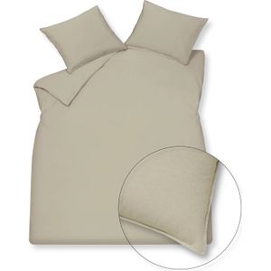 Vandyck - Dekbedovertrek - Washed Cotton - Stone - 1-persoons - 100% Katoen