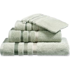Vandyck - Prestige Lines - Gastendoek - Pale Olive - 40x60cm - 100% Katoen