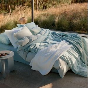 Vandyck - PURE 89 - Dekbedovertrek - Powder Blue - Katoen-Satijn - 2-Persoons