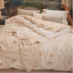 Vandyck - SOOTHING DREAMS - Dekbedovertrek - Sand - Katoen-Satijn