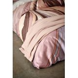 Vandyck - Swirls Moonscape - Dekbedovertrek - Paars Roze Bruin - 100% Katoen