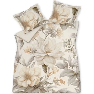 Vandyck - WHISPER - Dekbedovertrek - Beige - 1-persoons 140x200/220 cm