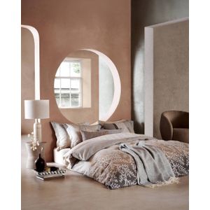 Vandyck - Shaping Linen - Dekbedovertrek - Bruin en Beige - Lits-jumeaux 240x220 cm